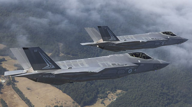 RAAF F-35A Formation